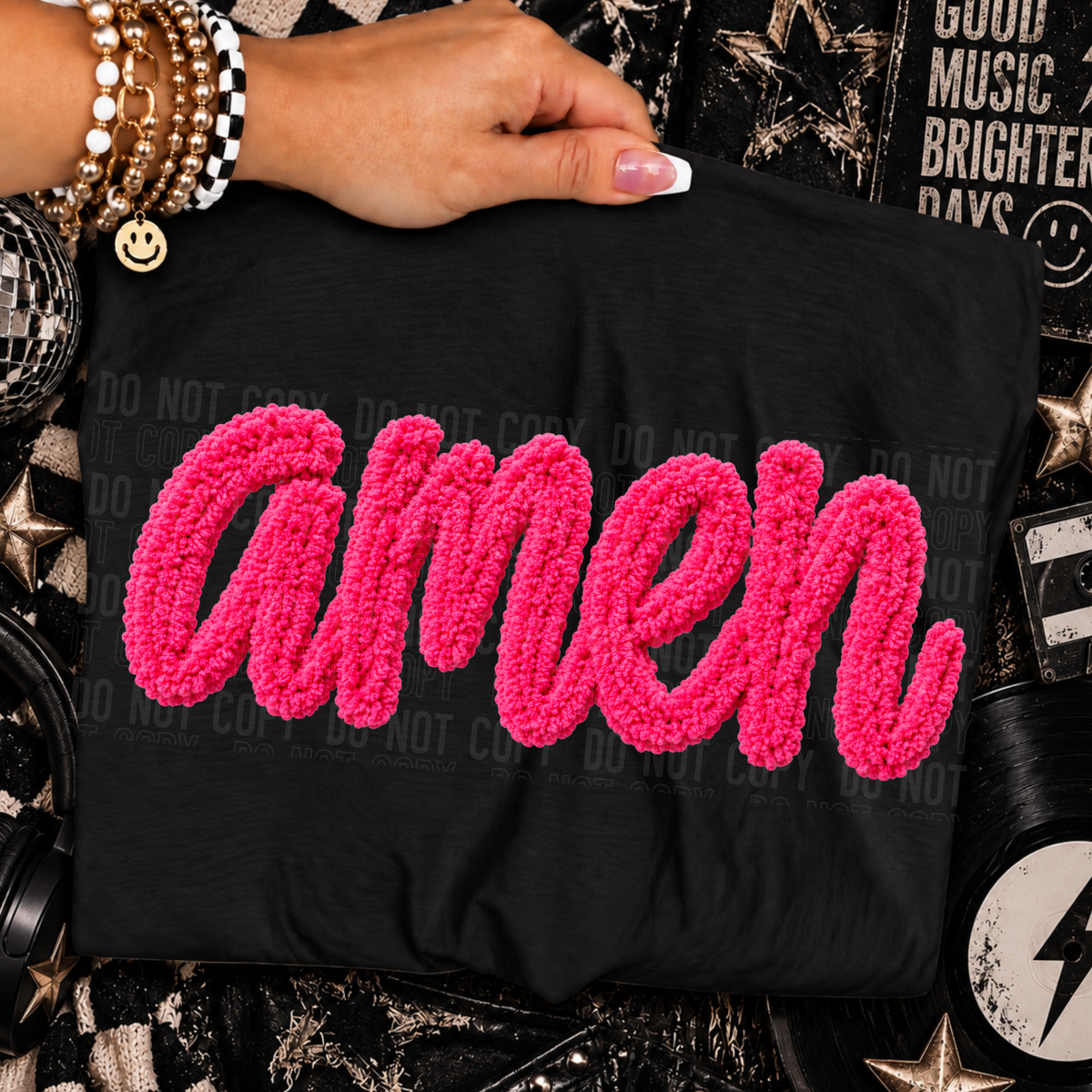 Amen - Faux Yarn- Semi Exclusive - 2026 - PNG file- Digital Download
