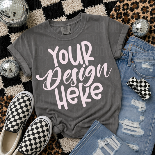 CC1717 Pepper- Leopard Checkered - 2026 - PNG file- Digital Download
