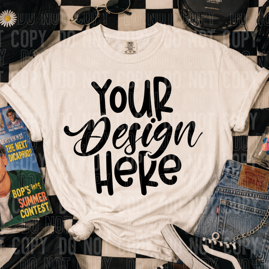 CC1717 White - 90's Style - 2026 - PNG file- Digital Download