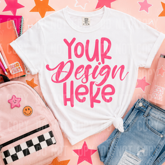 CC1717 White- Back To School - 2026 - PNG file- Digital Download