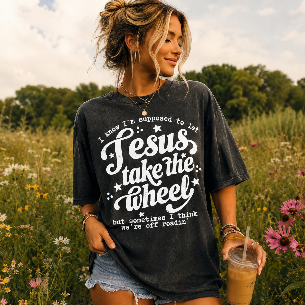 Jesus Take The Wheel - Semi Exclusive - 2026 - PNG file- Digital Download