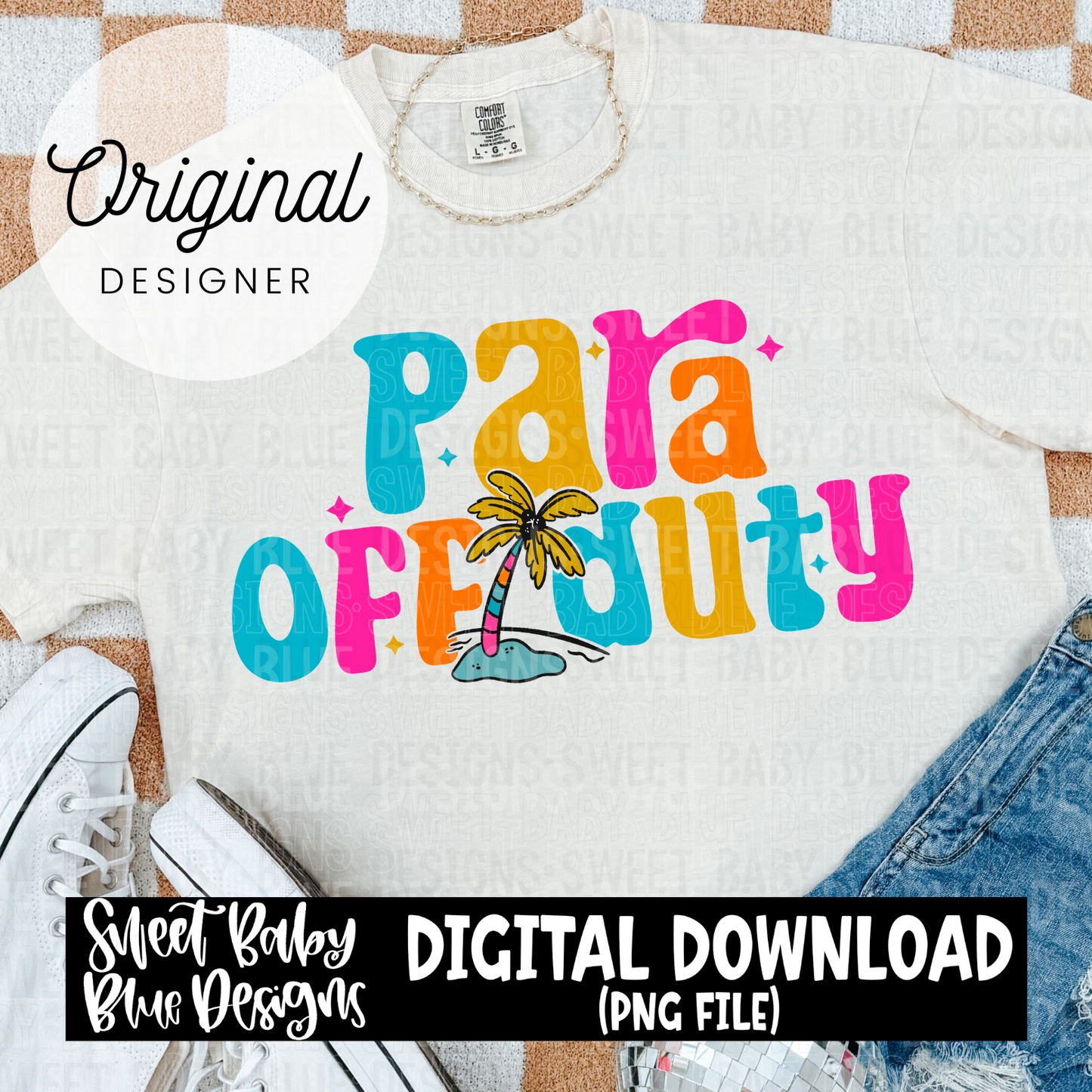 Para off duty - 2024- PNG file- Digital Download