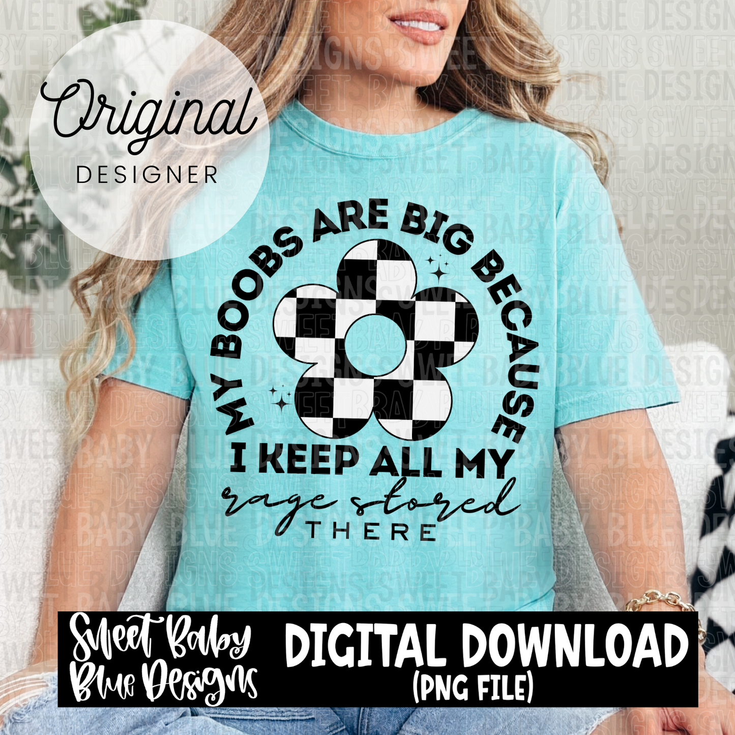 My boobs are big - 2024- PNG file- Digital Download