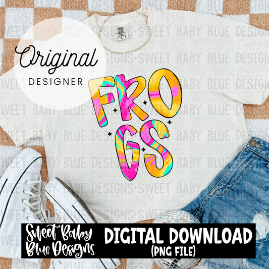 Frogs - 2024- PNG file- Digital Download