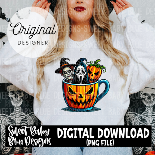 Halloween mug - Halloween - 2024 - PNG file- Digital Download