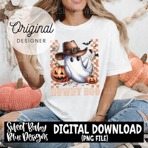 Howdy Boo- Halloween - 2024 - PNG file- Digital Download