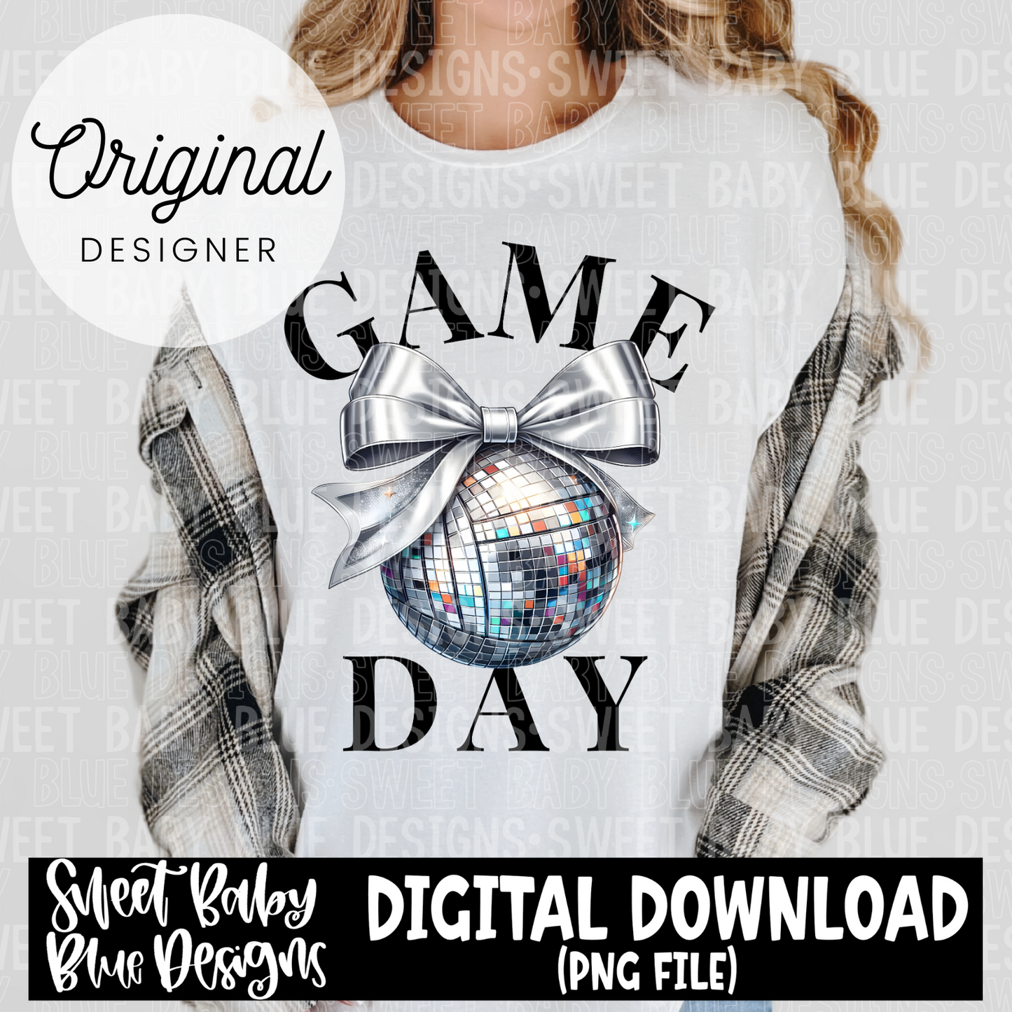 Game day volleyball - 2024 - PNG file- Digital Download