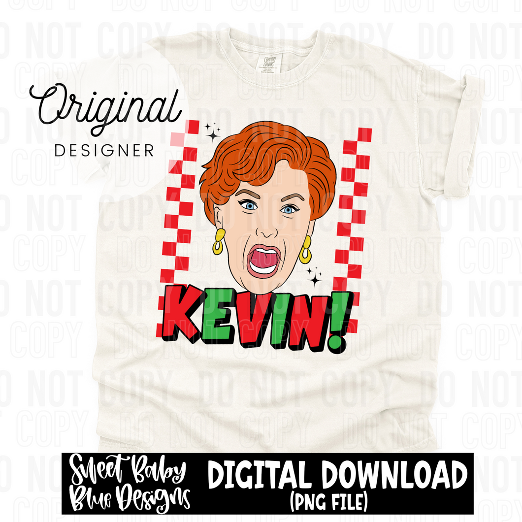 Kevin - Christmas - 2024 - PNG file- Digital Download