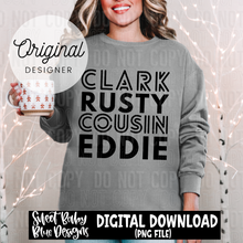 Clark Rusty Cousin Eddie - Christmas - 2024 - PNG file- Digital Download