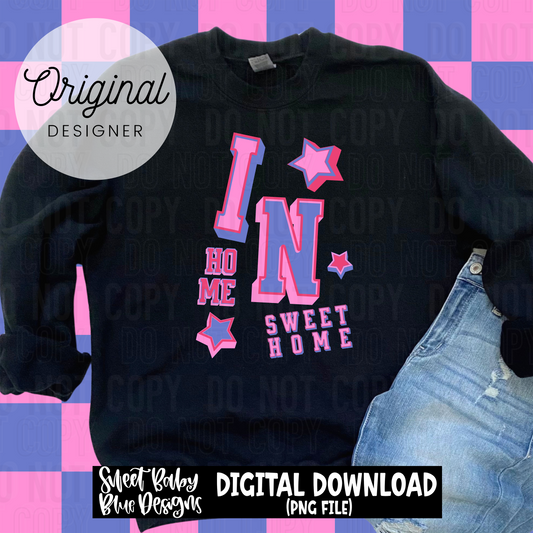 IN home sweet home - 2025 - PNG file- Digital Download