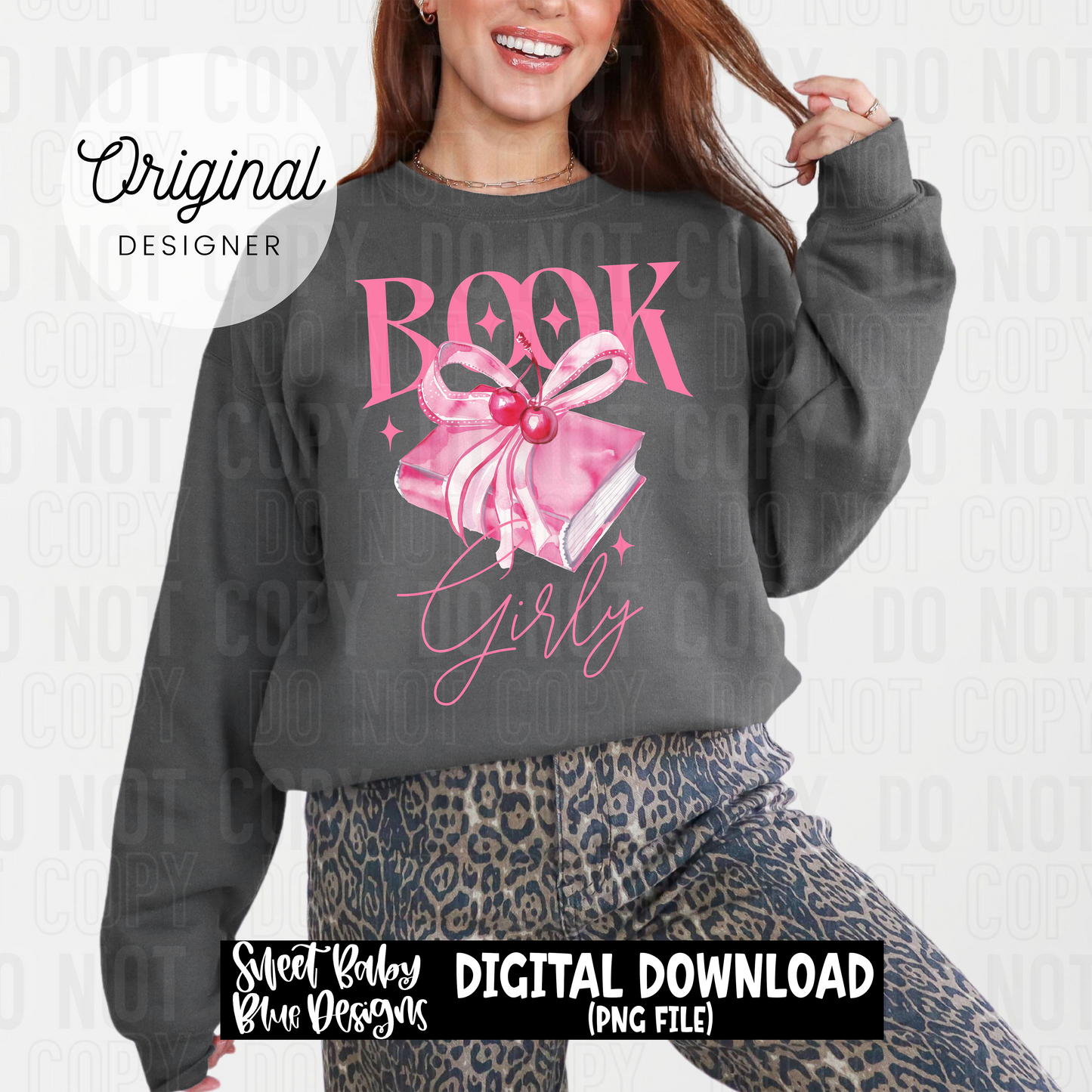 Book girly - 2025 - PNG file- Digital Download