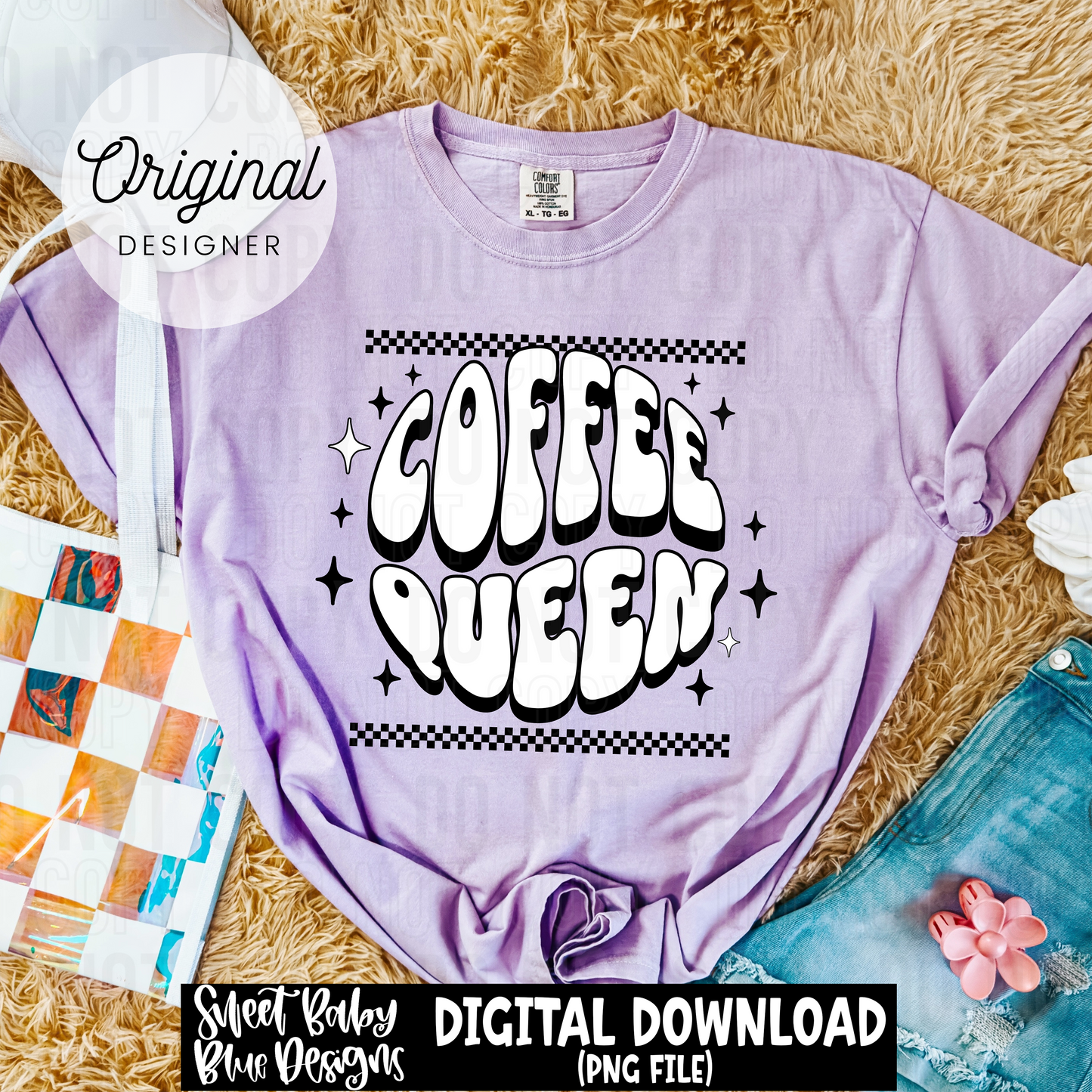 Coffee queen - 2025 - PNG file- Digital Download