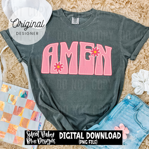 Amen - 2025 - PNG file- Digital Download