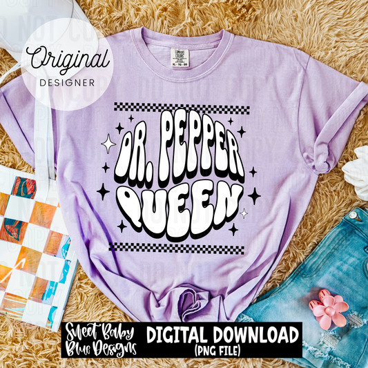 Dr. Pepper queen - 2025 - PNG file- Digital Download
