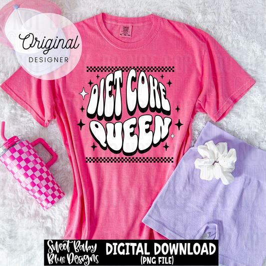 Diet Coke queen - 2025 - PNG file- Digital Download