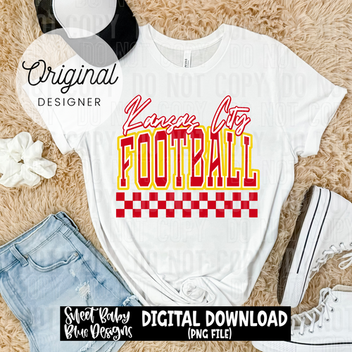 KC football - 2025 - PNG file- Digital Download