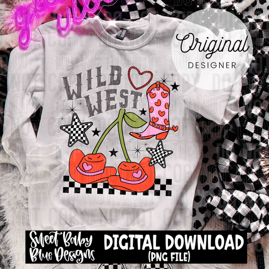 Wild west collage - 2025 - PNG file- Digital Download