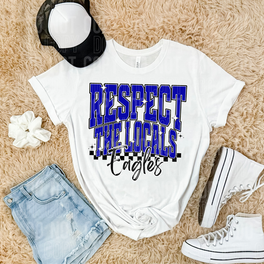 Respect the locals - Mascot custom - PNG file- Digital Download