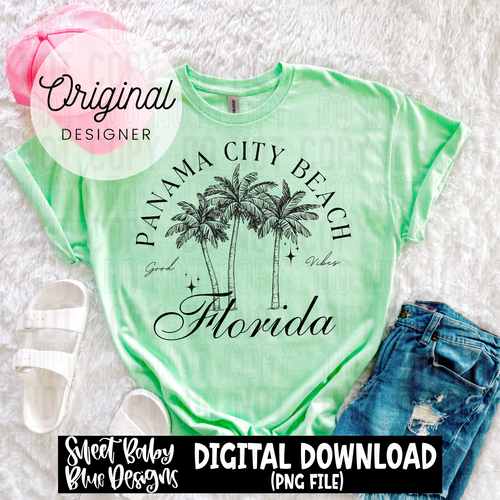Panama City Beach - 2025 - PNG file- Digital Download