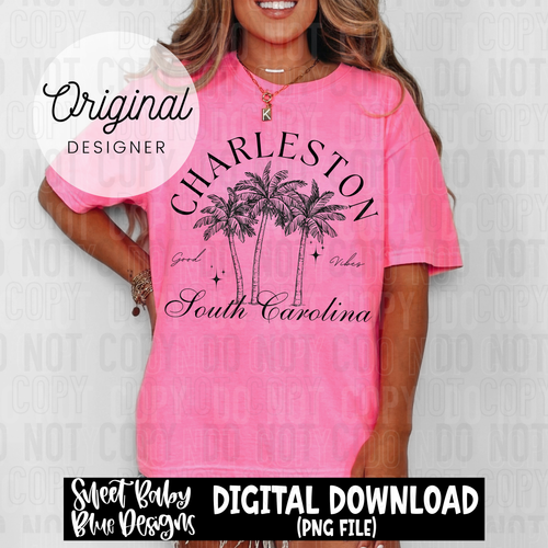 Charleston - 2025 - PNG file- Digital Download