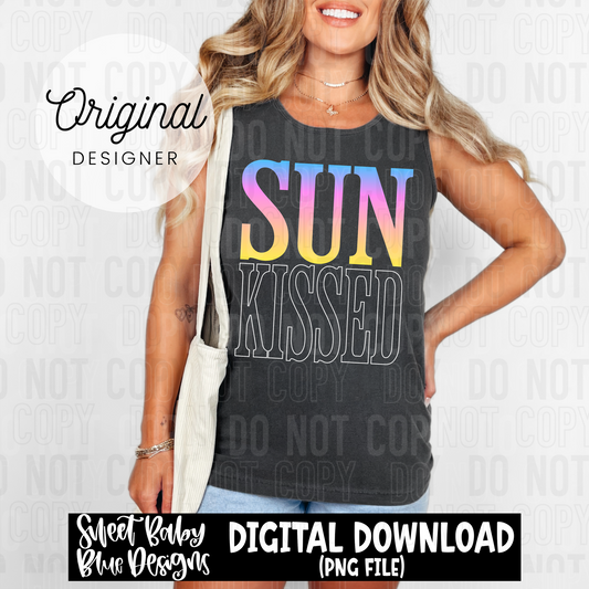 Sunkissed colorful  - 2025 - PNG file- Digital Download