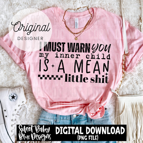 I must warn you - 2025 - PNG file- Digital Download