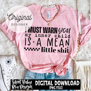 I must warn you - 2025 - PNG file- Digital Download