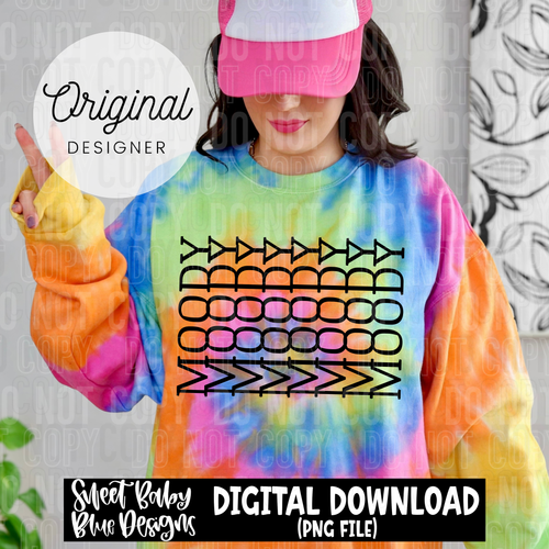 Moody- Hidden message - 2025 - PNG file- Digital Download