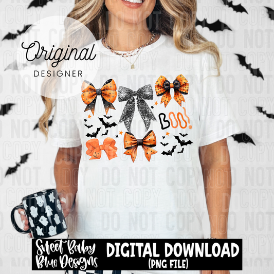 Halloween bows - 2025 - PNG file- Digital Download