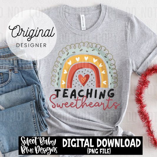 Teaching sweethearts- Valentine's Day - 2025 - PNG file- Digital Download