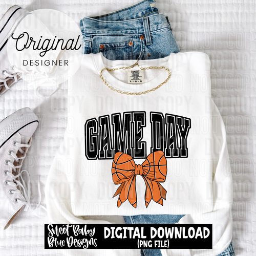 Game day basketball - 2025 - PNG file- Digital Download