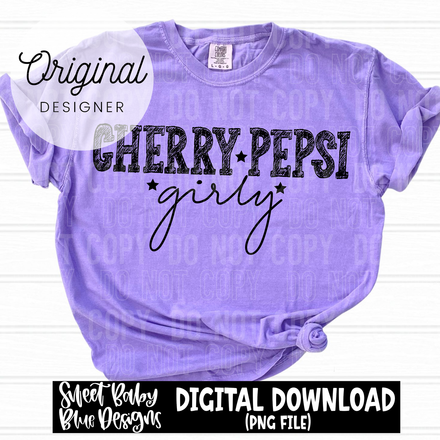 Cherry Pepsi girly - 2025 - PNG file- Digital Download