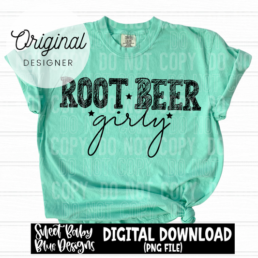 Root Beer girly - 2025 - PNG file- Digital Download