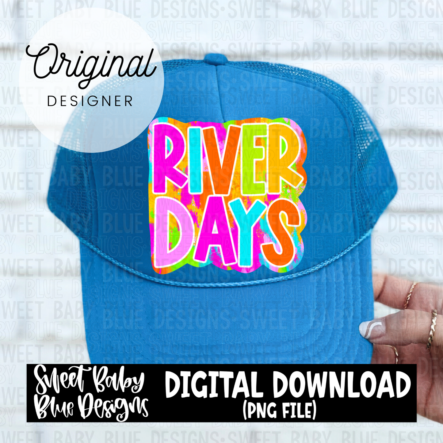 River days- Colorful - 2024- PNG file- Digital Download