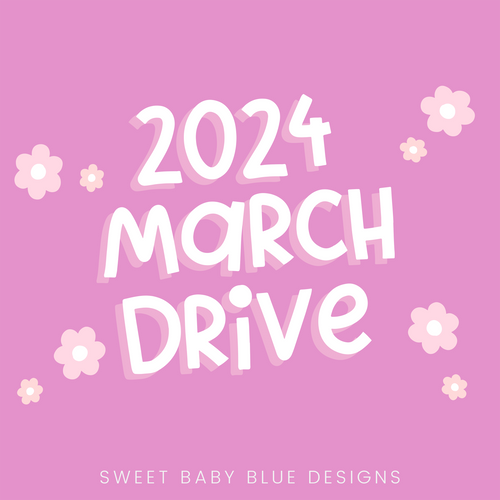 March drive - 2024- PNG file- Digital Download