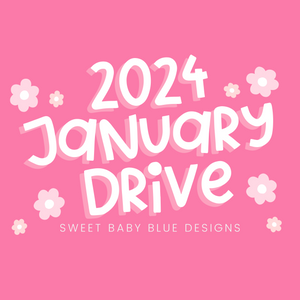 January Drive- 2024- PNG file- Digital Download