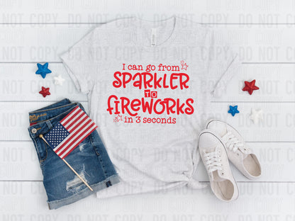 I can go from sparkler to fireworks- Summer - 2023- PNG file- Digital Download