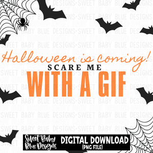 Halloween is coming- Interactive post- 2023- PNG file- Digital Download
