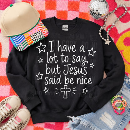 I Have a lot To Say - 2026 - PNG file- Digital Download