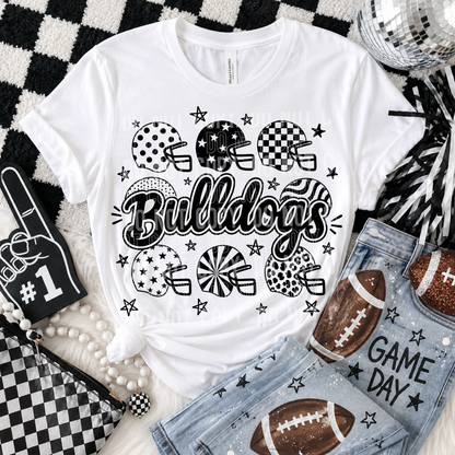 Football Helmet Collage Custom Mascot - 2026 - PNG file- Digital Download