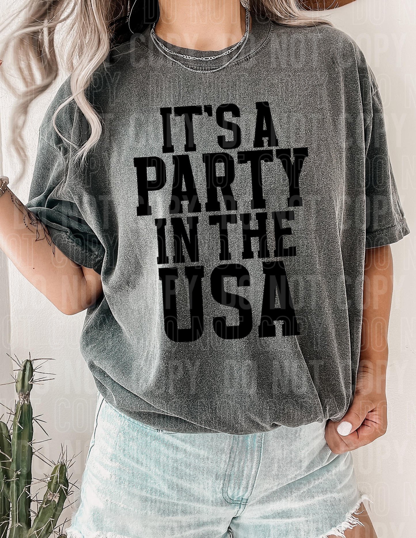 It's a party usa- Summer - 2023- PNG file- Digital Download
