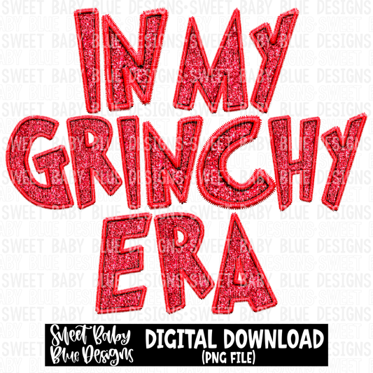 In my era- Red - Christmas - 2023- PNG file- Digital Download
