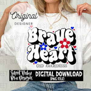 Brave heart - 2024- PNG file- Digital Download