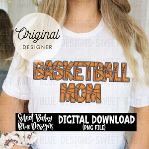 Basketball mom - 2024- PNG file- Digital Download