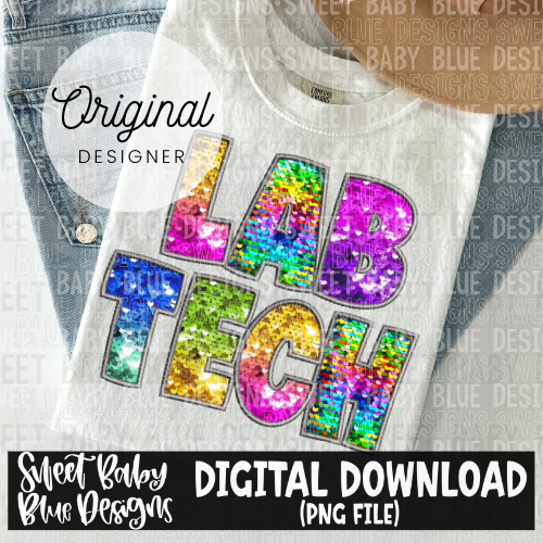 Lab tech- 2024- PNG file- Digital Download