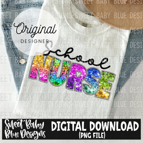 School nurse - 2024- PNG file- Digital Download