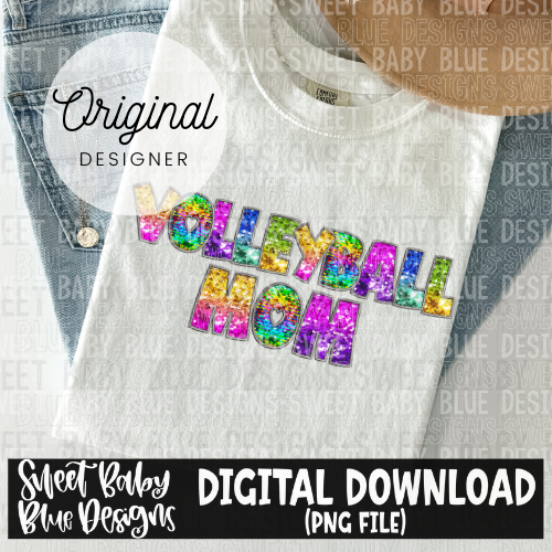 Volleyball mom - 2024- PNG file- Digital Download