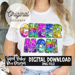 Cheer mom - 2024- PNG file- Digital Download