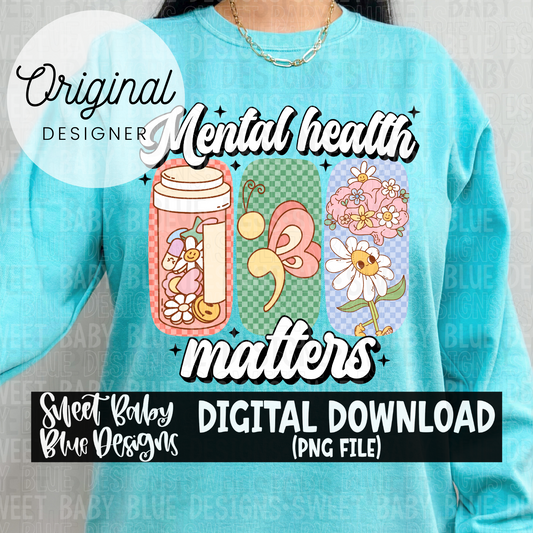 Mental health matters - 2024- PNG file- Digital Download