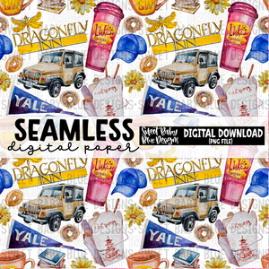 G Girls- Seamless - Digital paper- 2024 - PNG file- Digital Download